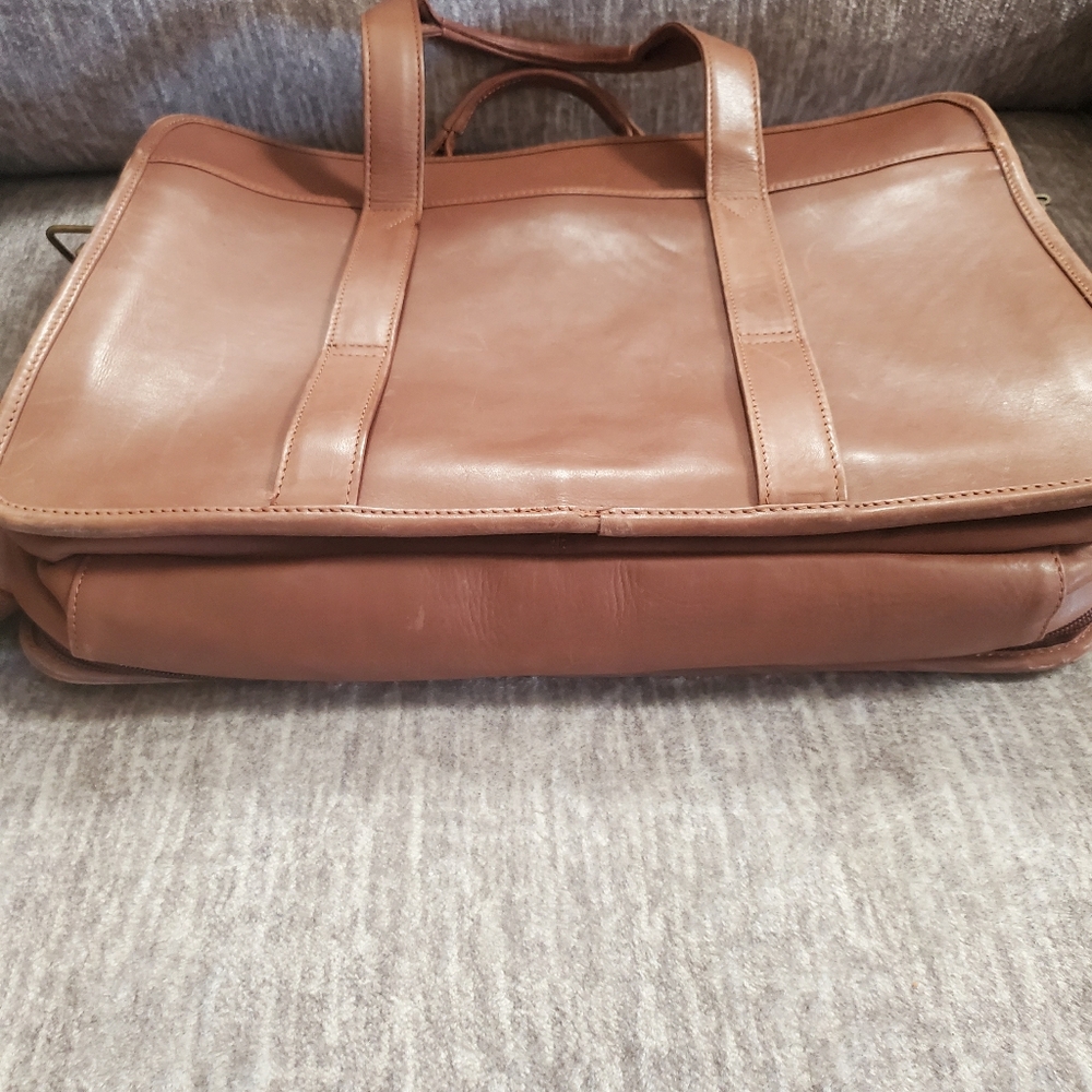 Brown Leather Laptop Bag - Picture 5 of 8